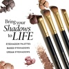 image:imageLAURA GELLER Full Face Powder Makeup Brush with Wooden Handle in Midnight Black  Foundation Setting Powder Blush Bronzer Highlighter and Luminizers  Sheer Even Application and Blending Makeup18 Eyeshadow Brushes 4 Pack
