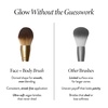 image:imageLAURA GELLER Full Face Powder Makeup Brush with Wooden Handle in Midnight Black  Foundation Setting Powder Blush Bronzer Highlighter and Luminizers  Sheer Even Application and Blending Makeup13 Classic Bronzer Brush