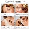 image:imageLAURA GELLER Full Face Powder Makeup Brush with Wooden Handle in Midnight Black  Foundation Setting Powder Blush Bronzer Highlighter and Luminizers  Sheer Even Application and Blending Makeup13 Classic Bronzer Brush