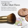 image:imageLAURA GELLER Full Face Powder Makeup Brush with Wooden Handle in Midnight Black  Foundation Setting Powder Blush Bronzer Highlighter and Luminizers  Sheer Even Application and Blending Makeup07 Full Face Powder Makeup Brush