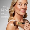 image:imageLAURA GELLER Full Face Powder Makeup Brush with Wooden Handle in Midnight Black  Foundation Setting Powder Blush Bronzer Highlighter and Luminizers  Sheer Even Application and Blending Makeup13 Classic Bronzer Brush