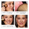 image:imageLAURA GELLER Full Face Powder Makeup Brush with Wooden Handle in Midnight Black  Foundation Setting Powder Blush Bronzer Highlighter and Luminizers  Sheer Even Application and Blending Makeup02 Retractable Angled Kabuki Brush