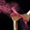 image:imageLAURA GELLER Full Face Powder Makeup Brush with Wooden Handle in Midnight Black  Foundation Setting Powder Blush Bronzer Highlighter and Luminizers  Sheer Even Application and Blending Makeup09 DualEnded Blush  Bronzer Brush