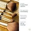 image:imageLAURA GELLER NEW YORK Makeup Brushes  Retractable Angled Kabuki Brush03 Full Face Brush Set 10pc Holiday