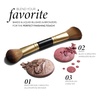 image:imageLAURA GELLER NEW YORK Makeup Brushes  Retractable Angled Kabuki Brush09 DualEnded Blush  Bronzer Brush