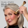 image:imageLAURA GELLER NEW YORK Makeup Brushes  Retractable Angled Kabuki Brush09 DualEnded Blush  Bronzer Brush