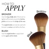image:imageLAURA GELLER NEW YORK Makeup Brushes  Retractable Angled Kabuki Brush09 DualEnded Blush  Bronzer Brush