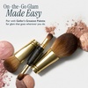 image:imageLAURA GELLER NEW YORK Makeup Brushes  Retractable Angled Kabuki Brush20 4in1 Travel Brush
