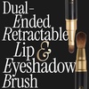 image:imageLAURA GELLER NEW YORK Makeup Brushes  Retractable Angled Kabuki Brush22 DualEnded Lip  Eyeshadow Brush