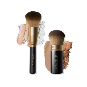 image:imageLAURA GELLER NEW YORK Makeup Brushes  Retractable Angled Kabuki BrushBlending Beauties 2pc