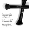 image:imageBaked BlushnBronze Earthy Bronze  DualEnded Blush  Bronzer Brush