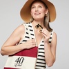 image:imageLAURA GELLER NEW YORK 40 Club Sun Visor Hat Beige  Embroidered