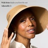 image:imageLAURA GELLER NEW YORK 40 Club Sun Visor Hat Beige  Embroidered