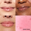 image:imageLAURA GELLER NEW YORK Fine Shine Glossy Lip Oil Duo Sweet Pink  Glass Half Full  Clear Pink Lip Gloss with Hydrating Squalane08 Sweet Pink  Glass Half Full