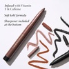image:imageLAURA GELLER NEW YORK Kajal Longwear Kohl Eyeliner Pencil Duo  Dark Brown  Smoky Amethyst  Smooth Blendable Liner  Infused with Caffeine