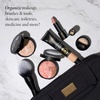 image:imageLAURA GELLER NEW YORK Quilted Folding Travel Makeup Bag Black  Hanging Toiletry Bag Organizer for Travel  Large Capacity Full Size Makeup Bag  Easy to Clean