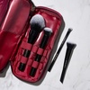 image:imageLAURA GELLER NEW YORK Quilted Makeup Bag with Brush Case Burgundy  Toiletry Bag Organizer for Travel  Large Capacity Full Size Makeup Bag  Easy to CleanBurgundy