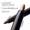 image:imageLAURA GELLER NEW YORK Waterproof Eye Spackle Eyeshadow Primer  SwipenLine DualEnded Eyeshadow and Eyeliner Stick Dramatic SageGrayStormy Blue
