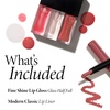 image:imageLAURA GELLER Nourishing Tinted High Shine Glossy Lip Oil Rose Garden with Coordinating Waterproof Lip Liner Sassy Spice  Get an All Day Lip Look Hydrate Dry Chapped Lips