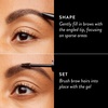 image:imageLAURA GELLER SculptnStay 2in1 Eyebrow Pencil amp Gel ClearDark Brown
