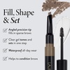 image:imageLAURA GELLER SculptnStay 2in1 Eyebrow Pencil amp Gel ClearSoft Black