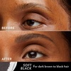 image:imageLAURA GELLER SculptnStay 2in1 Eyebrow Pencil amp Gel ClearSoft Black