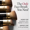 image:imageLAURA GELLER The Wonder Balm Heroes Kit 5PC  Hydrating Beauty Balm for Face  Retractable Angled Kabuki Brush  Wonder Brush  Baked BalancenBrighten Foundation golden medium