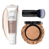 image:imageLAURA GELLER Balance n Brighten Foundation Golden Medium  Retractable Angled Kabuki Brush  Spackle Makeup Primer Ethereal Rose Glow