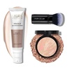 image:imageLAURA GELLER Balance n Brighten Foundation Porcelain  Retractable Angled Kabuki Brush  Spackle Makeup Primer Ethereal Rose Glow
