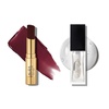 image:imageLAURA GELLER Clear Lip Oil Glass Half Full amp Tinted Hydrating Lip Balm Very Black Cherry Duo  Nourishing Lip Kit for Dry Lips Moisturizing Color and Shine