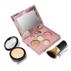 image:imageLAURA GELLER NEW YORK Baked Starter Kit  Full Coverage Double Take Powder Foundation Fair and Best of the Best Face Palette and Retractable Angled Kabuki Brush