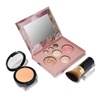 image:imageLAURA GELLER NEW YORK Baked Starter Kit  Full Coverage Double Take Powder Foundation Light and Best of the Best Face Palette and Retractable Angled Kabuki Brush
