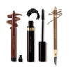 image:imageLAURA GELLER NEW YORK Lauras 3 Es Eyeliner Eyelash amp Eyebrows Kit for Mature Skin  Dark Brown  Kajal Longwear Eyeliner Kajal Longwear Mascara amp Bravo Brows Soft Pencil  BrushMedium Brown