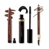 image:imageLAURA GELLER NEW YORK Lauras 3 Es Eyeliner Eyelash amp Eyebrows Kit for Mature Skin  Dark Brown  Kajal Longwear Eyeliner Kajal Longwear Mascara amp Bravo Brows Soft Pencil  BrushDark Brown