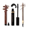 image:imageLAURA GELLER NEW YORK Lauras 3 Es Eyeliner Eyelash amp Eyebrows Kit for Mature Skin  Dark Brown  Kajal Longwear Eyeliner Kajal Longwear Mascara amp Bravo Brows Soft Pencil  BrushTaupe
