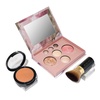 image:imageLAURA GELLER NEW YORK Matte Baked Starter Kit  Full Coverage Double Take Powder Foundation Deep and Best of the Best Face Palette and Retractable Angled Kabuki Brush