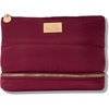 image:imageLAURA GELLER NEW YORK Quilted Makeup Bag with Brush Case Burgundy  Toiletry Bag Organizer for Travel  Large Capacity Full Size Makeup Bag  Easy to CleanBurgundy