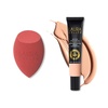 image:imageLAURA GELLER Seamless Skin Kit  Better Than Block SkincareInfused Serum Foundation with SPF 50 Broad Spectrum Protection Fair  LatexFree Full Face Makeup Blending Sponge