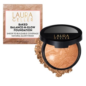 image:imageLAURA GELLER Baked BalanceNGlow Illuminating Powder Foundation  Tan05 Golden Medium
