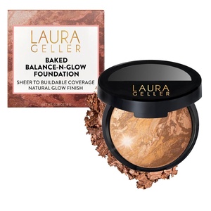 image:imageLAURA GELLER Baked BalanceNGlow Illuminating Powder Foundation  Tan07 Tan