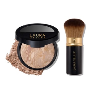 image:imageLAURA GELLER Baked BalancenBrighten Foundation with Kabuki Brush Sand02 Fair