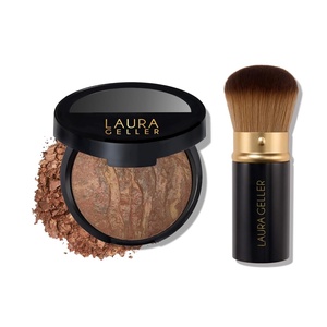 image:imageLAURA GELLER Baked BalancenBrighten Foundation with Kabuki Brush Sand08 Deep