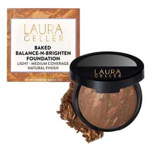 image:imageLAURA GELLER Baked BalancenBrighten Powder Foundation  Medium09 Toffee