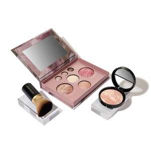 image:imageLAURA GELLER Baked Starter Kit BalancenBrighten Powder Foundation  Retractable Angled Kabuki Brush Set Medium01 Porcelain