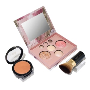 image:imageLAURA GELLER Baked Starter Kit Double Take Foundation Porcelain  Best of the Best Palette  Retractable Angle Kabuki Brush06 Deep