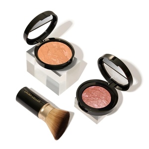 image:imageLAURA GELLER Blush n Glow Kit Baked Balance n Glow Grapefruit  Retractable Kabuki Brush  Blush n Brighten Pink Grapefruit05 Golden Medium  Pink Grapefruit