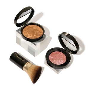 image:imageLAURA GELLER Blush n Glow Kit Baked Balance n Glow Grapefruit  Retractable Kabuki Brush  Blush n Brighten Pink Grapefruit06 Sand  Pink Grapefruit