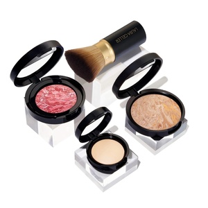 image:imageLAURA GELLER Daily Routine Kit Balance n Brighten Foundation Sand  Retractable Angled Kabuki Brush  Blush n Brighten Tropic Hues  Baked Highlighter French Vanilla04 Medium  Tropic Hues  French Vanilla