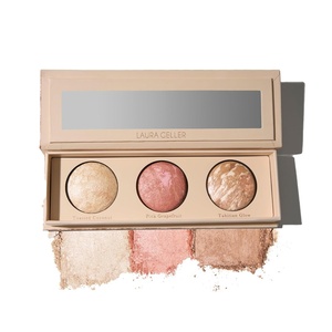 image:imageLAURA GELLER Gellers Greatest LiftnGlow HighlighterContour Palette01 LiftnGlow Baked Trio Palette