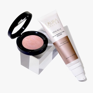 image:imageLAURA GELLER NEW YORK Ethereal Rose Glow Kit  Baked BlushnBrighten Marbleized Blush Spackle Skin Perfecting Makeup Primer Rose Glow 2pc